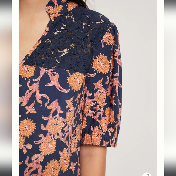 Anthropologie Porridge blouse. Size LG. - Picture 3 of 10